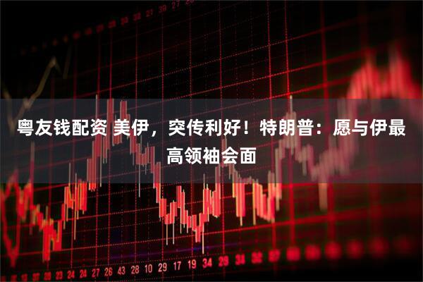 粤友钱配资 美伊，突传利好！特朗普：愿与伊最高领袖会面